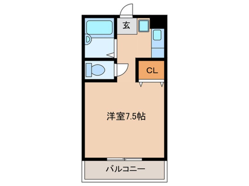 間取図 リベルテ西片江