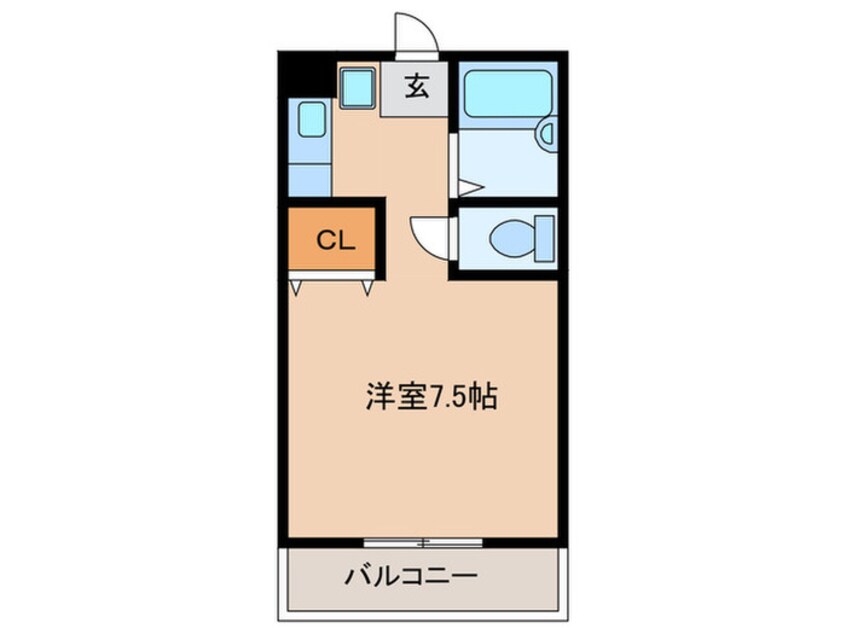 間取図 リベルテ西片江