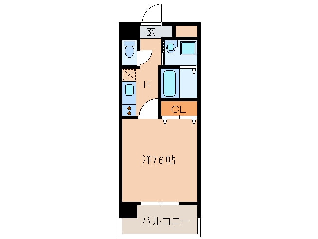 間取り図 アクタス西公園ア－バル(202)