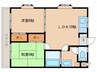 ニューライフマンション南ヶ丘 2LDKの間取り