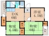ハイラム・ビンガム 3DKの間取り