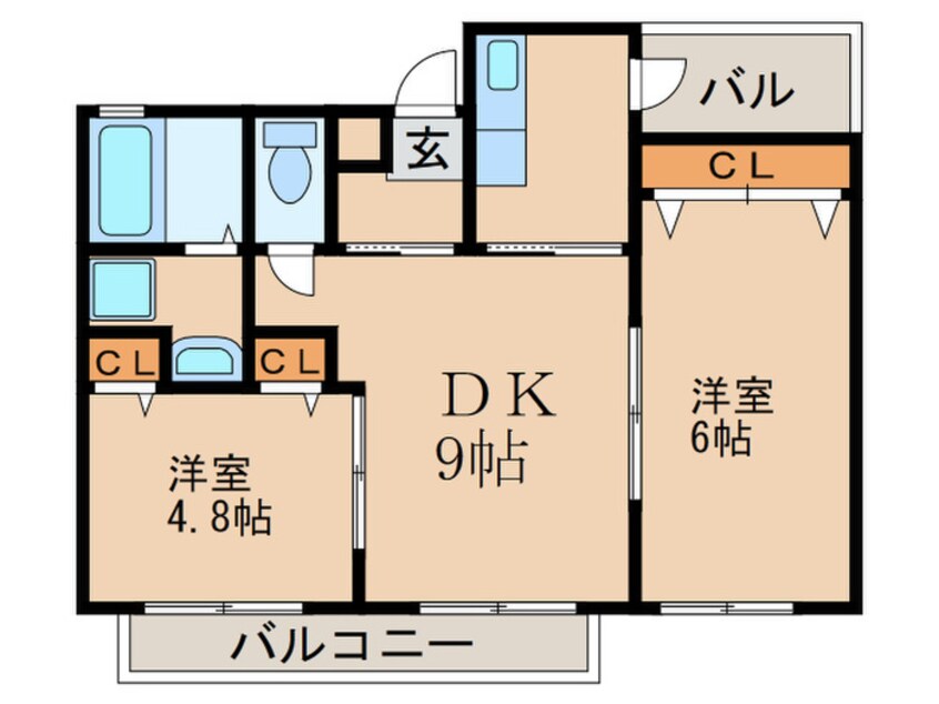間取図 プロムナード乙金