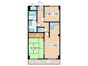 間取図 アビタシオン夜須