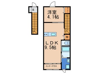 間取図 フルール吉田西