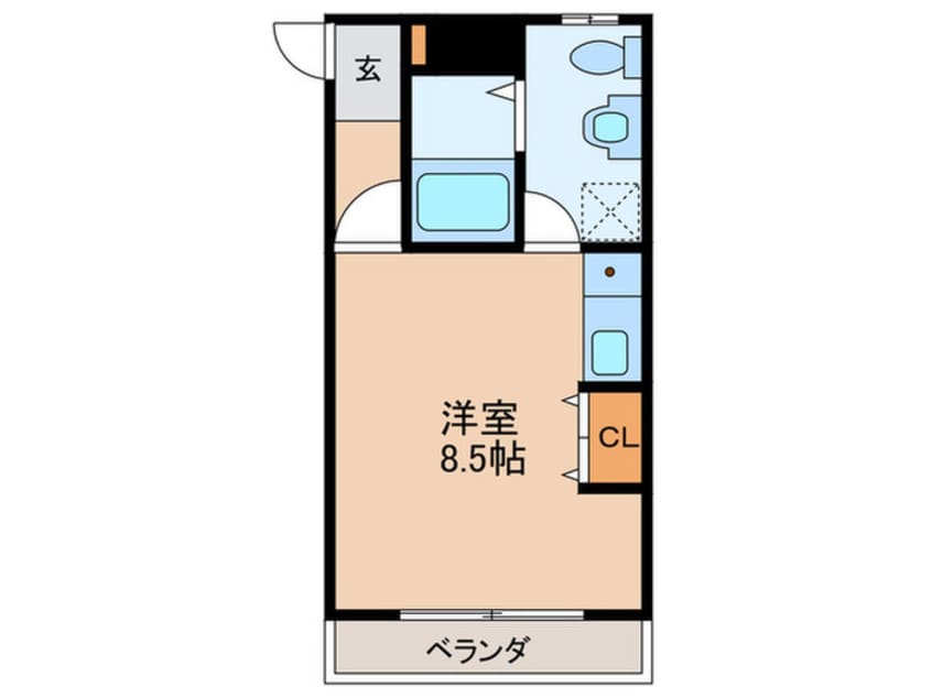 間取図 ガ－デンヒルズマリア前