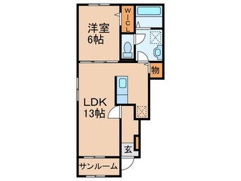 間取図 プロスペリティ岡垣Ⅰ