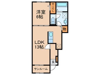 間取図 プロスペリティ岡垣Ⅰ