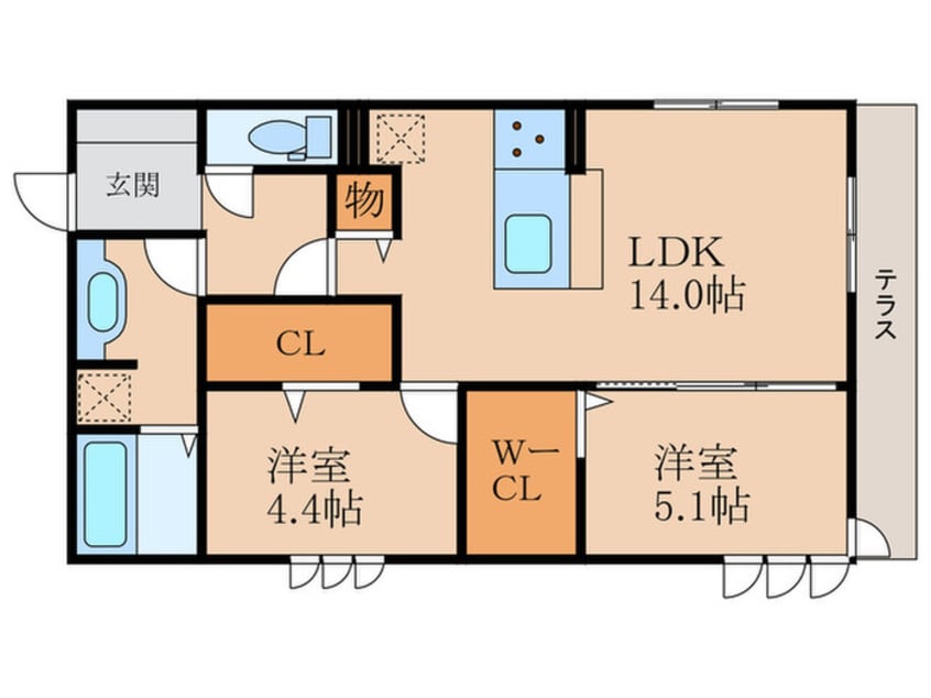 間取図 Ｍａｉｓｏｎ　ｄｅ　Ｈｉｐｐｏ