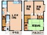 グランメゾン川久保 3LDKの間取り