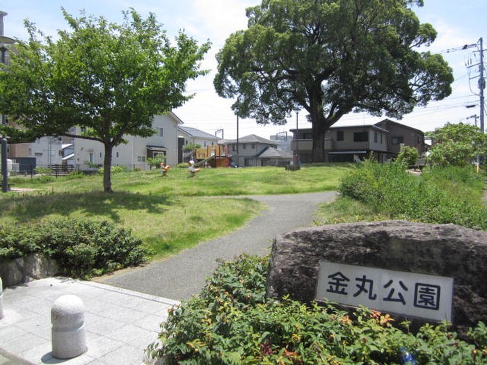 金丸公園(公園)まで20m ラ・ディジェム旭