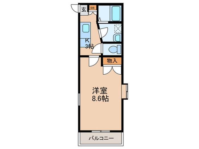 間取り図 れいめい下荒田