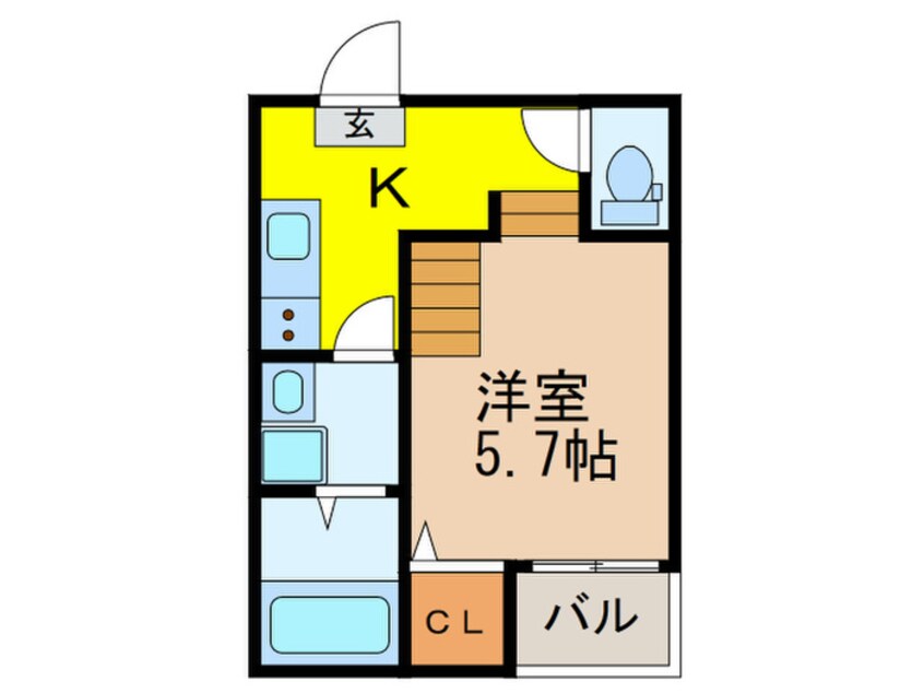 間取図 ハーモニーテラス井尻Ⅸ