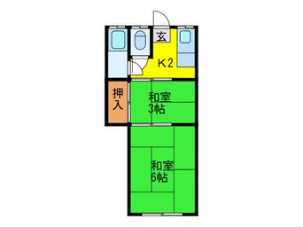 間取図 新高尾荘