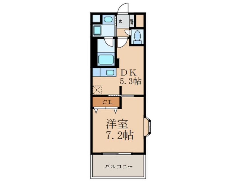 間取図 ハミングバ－ド上吉田
