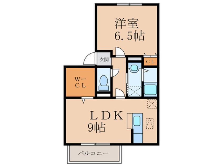 間取図 サンクラ－ズメゾンＡ