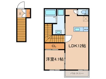 間取図 ブレッザ遠賀野C棟