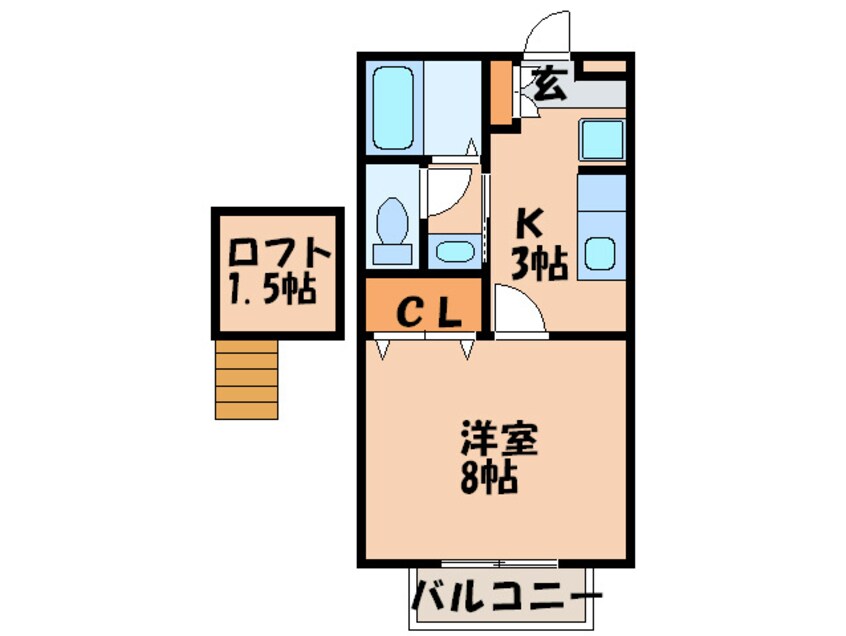 間取図 セジュ－ルオ－ブ