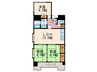クレベール皇后崎 3LDKの間取り
