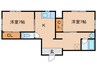 日東ビル 2Kの間取り