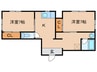 日東ビル 2Kの間取り