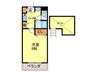 西日本井尻ビル 1Kの間取り