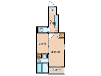 間取図 ポルタコスタⅡA