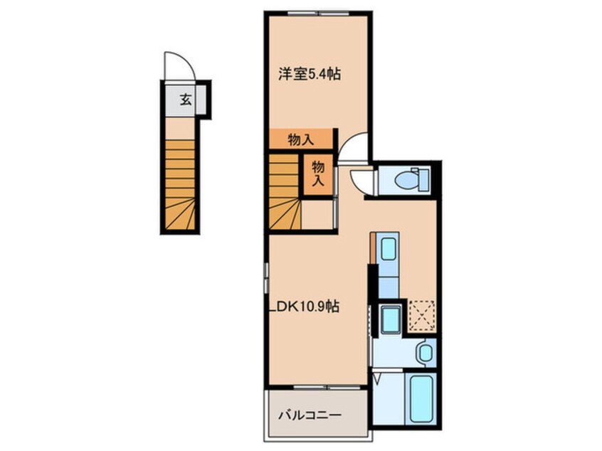 間取図 ポルタコスタⅡA