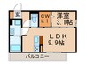 Ｄ－ｒｏｏｍ今宿１丁目 1LDKの間取り