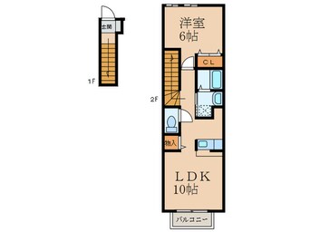 間取図 ジャン・アヴニ－ルＡ棟