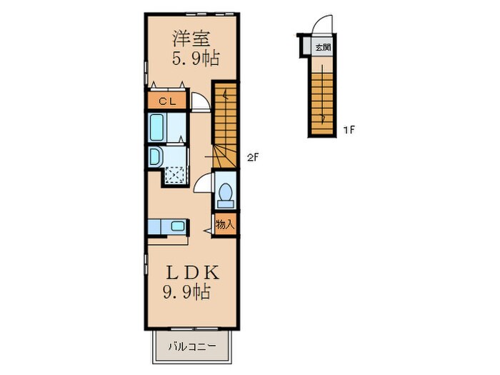 間取り図 ジャン・アヴニ－ルＡ棟