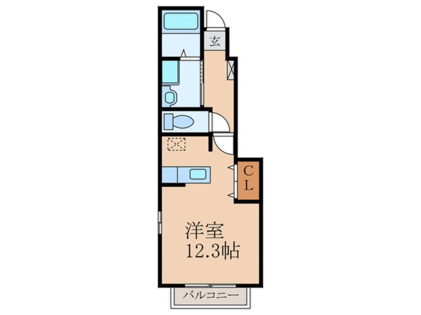 間取図 ジャン・アヴニ－ルＡ棟