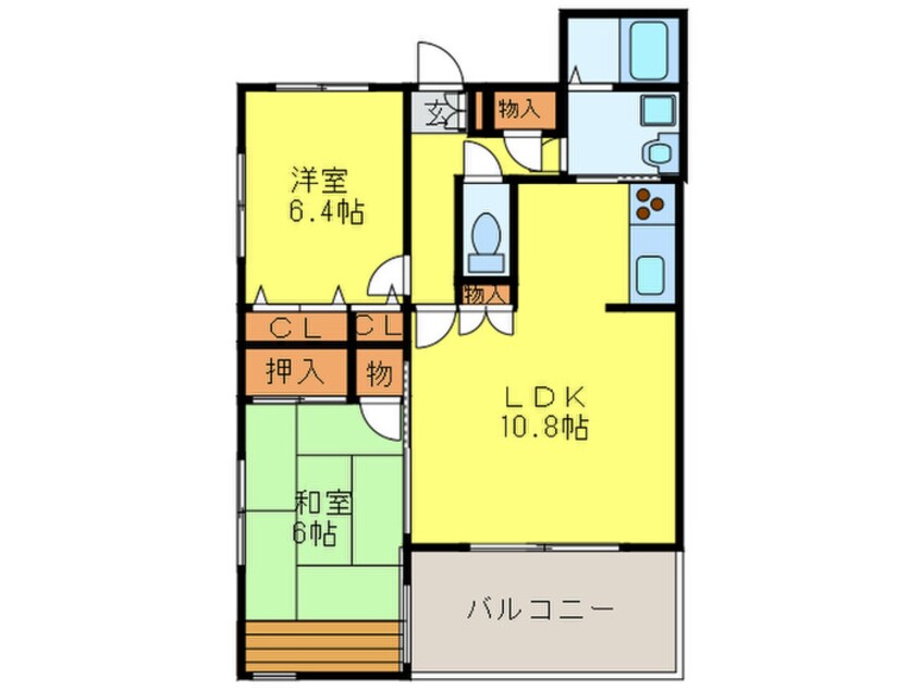 間取図 グランディア・デマラージュ