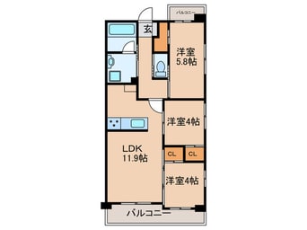 間取図 コンダクトレジデンスANO