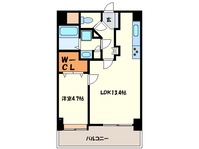 間取図 クリエート平尾駅前