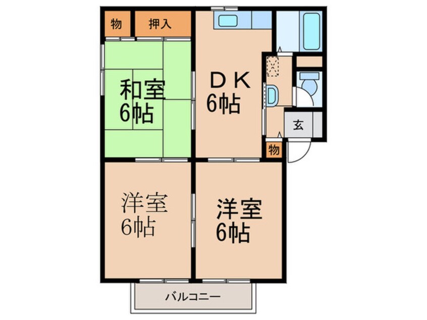 間取図 芙蓉ロイヤルハイツＢ棟