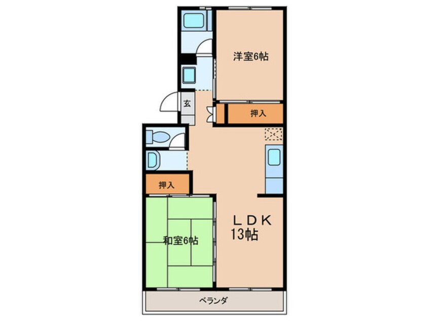 間取図 白石ビル