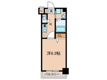 間取図 エンクレスト天神CLASS（605）