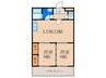 クレベール青山 2LDKの間取り