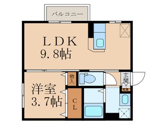 間取図 ラ・ジュネス下曽根