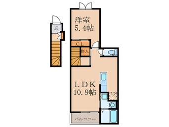 間取図 アメニティ下石田Ⅱ