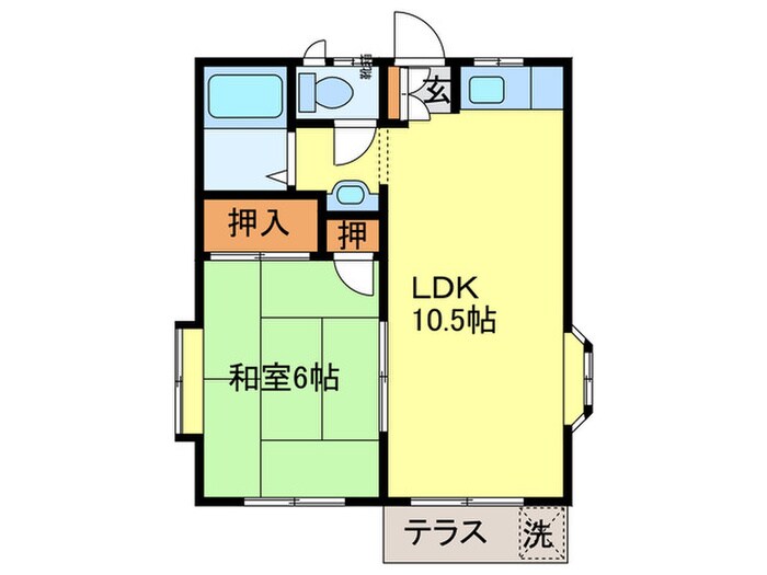 間取り図 It′ｓ春日タウンＤ棟