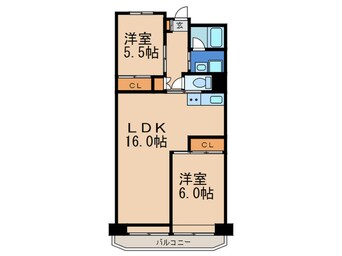 間取図 ビレッジハウス香椎浜タワー