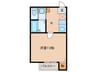リブレア福大南 1Kの間取り