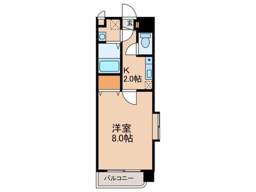 間取図 グラン・ビュー高麗