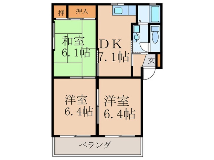 間取図 メゾン・ド・レスポアール