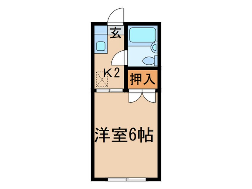 間取図 ホワイトハイツ萩原