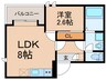 R-smart 悦陽中山 1LDKの間取り