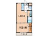 ローズフェアリー 1LDKの間取り