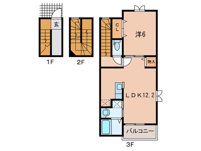 間取り図 エスカーザ