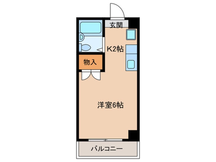 間取図 大橋中央ビル